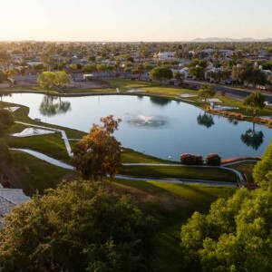 drone picture of property