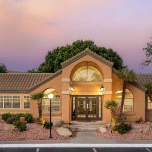 clubhouse at sunrise